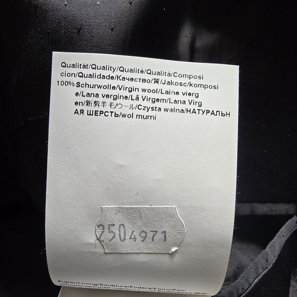 Boss Classic Black Blazer Mix Of Silk And Wool - Picture 9 of 11